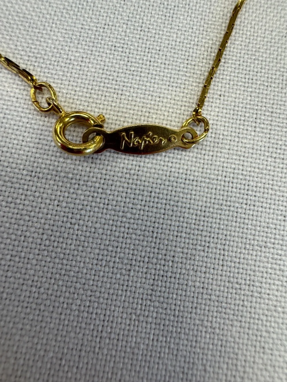 Napier Pearl Bracelet Gold Vintage